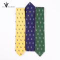 Corbata hecha a mano de encargo de los hombres de negocios lisos